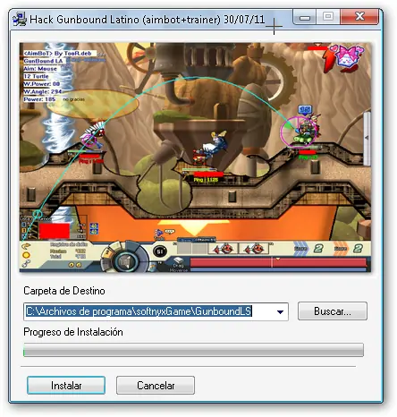 Hack Gunbound Latino (aimbot+trainer) Indetectable 02-02-12