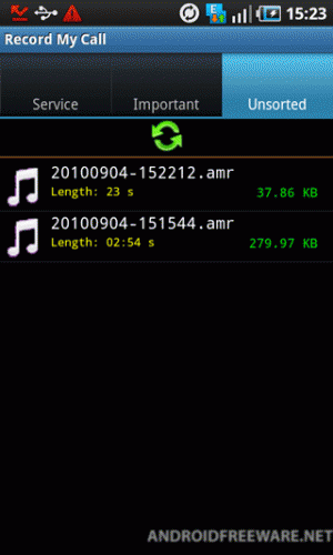 Record My Call para grabar llamadas en un Android