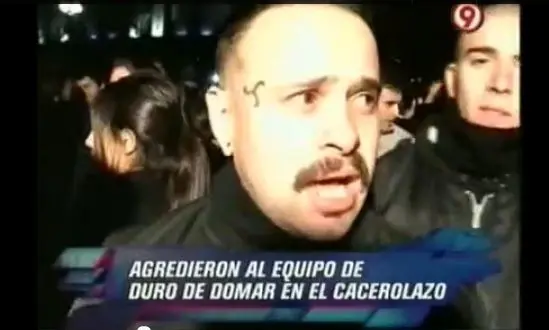El nazi que golpeo a los periodistas en cacerolazo