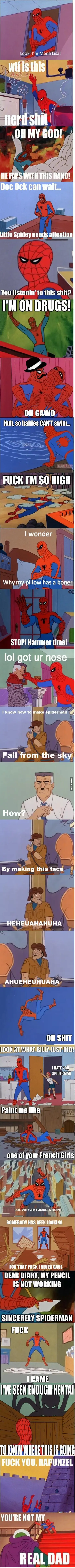 Spiderman sabe como divertirnos