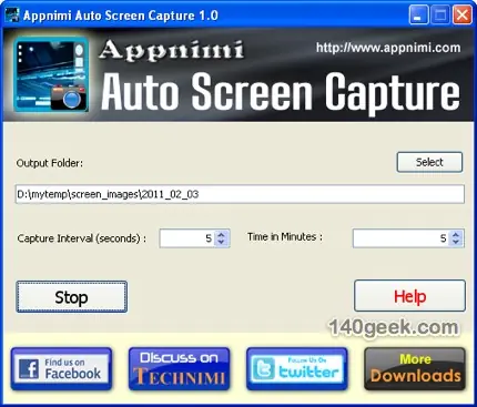 Tomar capturas de pantalla automáticamente
