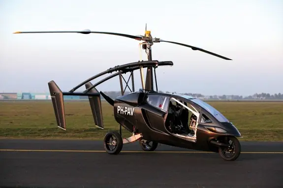 Inventores holandeses crean un coche volador