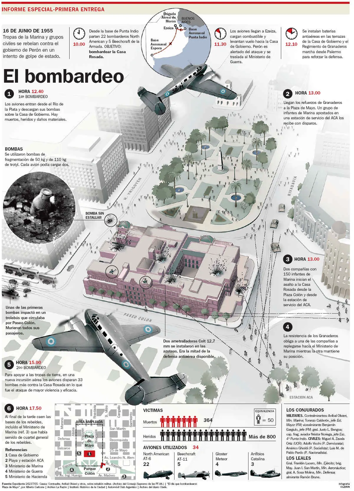 Bombardeo Plaza de Mayo!!