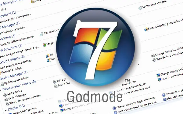 God Mode (Modo Dios) en Windows 7