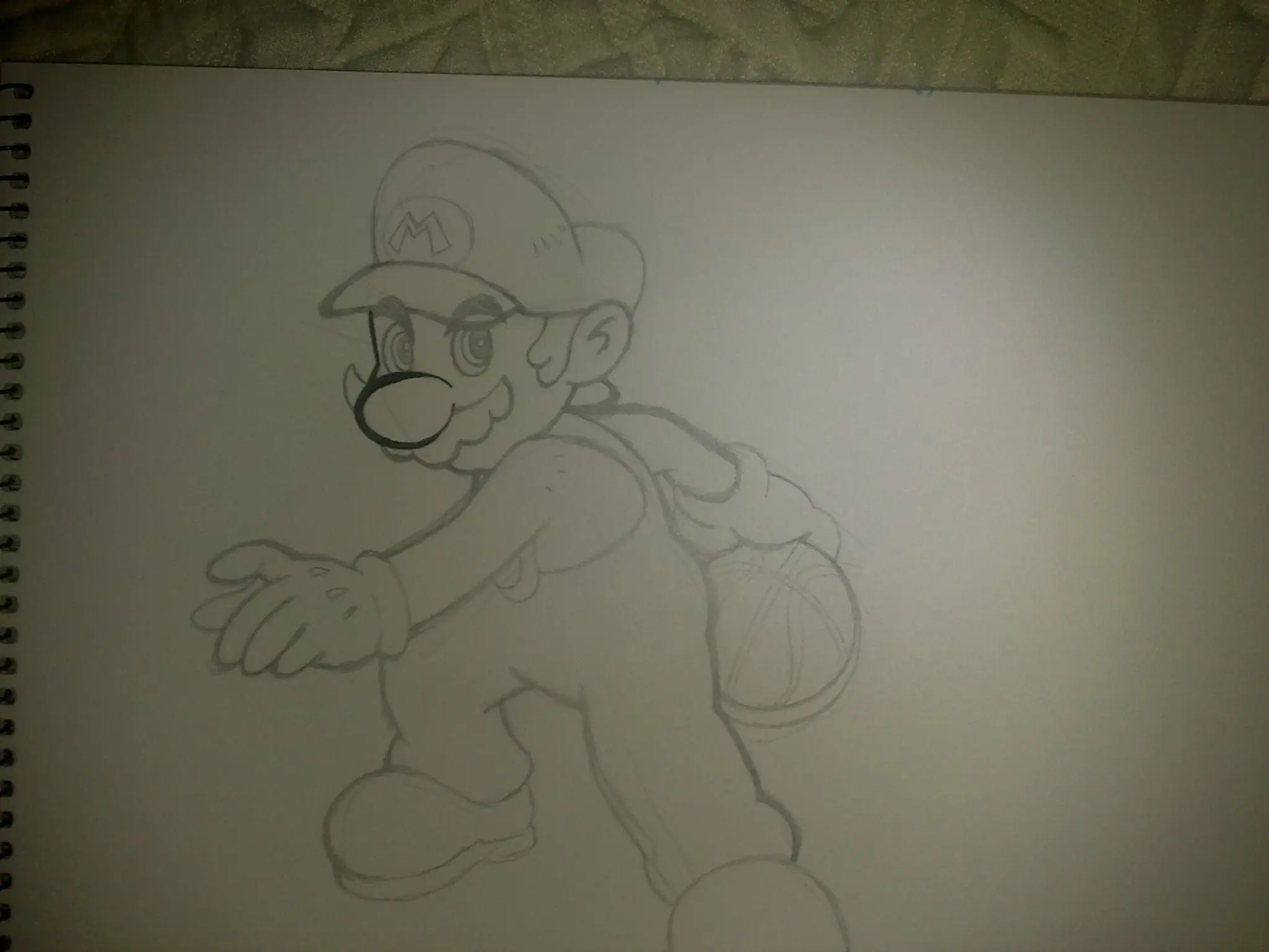 Super Mario Bros dibujado por mi