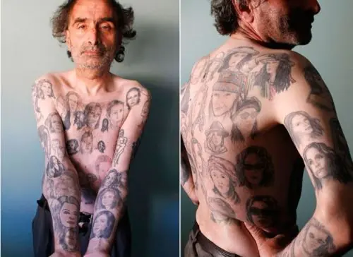 Se tatuó 82 veces a Julia Roberts