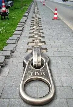 por qué los zippers tienen YKK en ellos