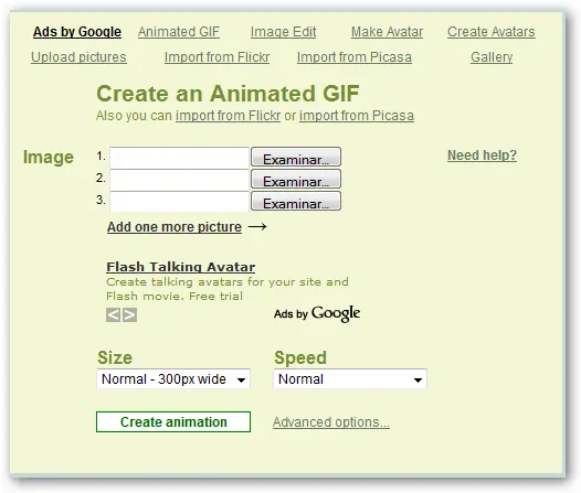 Como crear un GIF sencillo en Internet