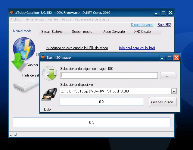 Grabar TV Online con Atube Catcher