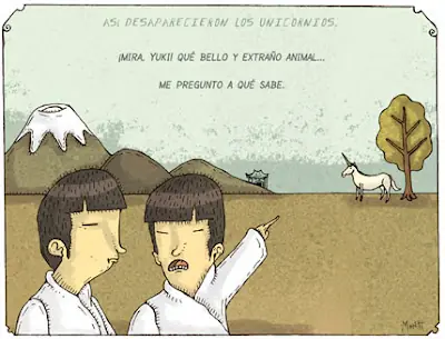 Humor gráfico de Alberto Montt, muy bueno.