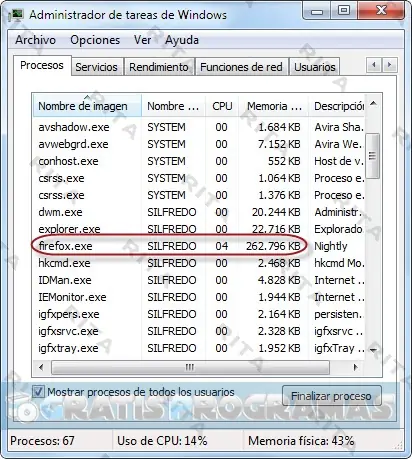 Reduce radicalmente la memoria que consume Firefox