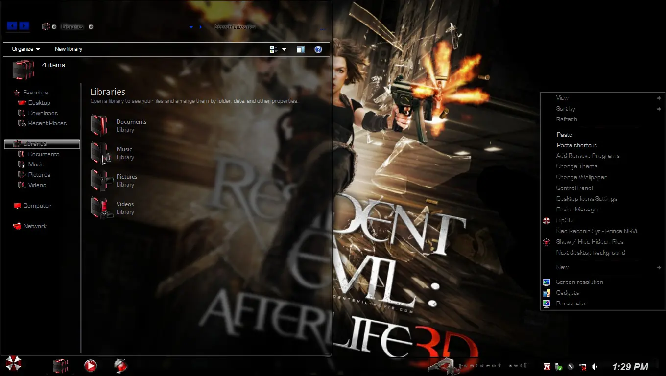 Windows 7 Resident Evil SP1