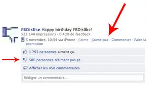 Querias el boton "No Me Gusta" en facebook?