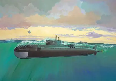 El submarino nuclear ruso que estuvo en Malvinas