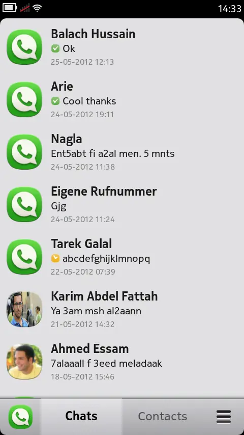 Whatsapp para Nokia N9 - Salío Hoy