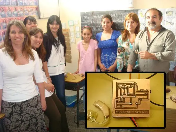 Profesores y alumnos Argentinos construyen e instalan un aro