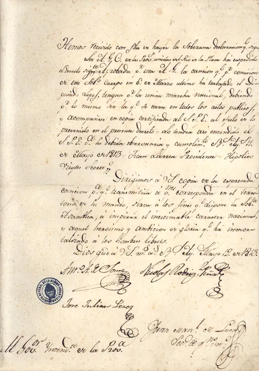 feliz dia del himno nacional argentino