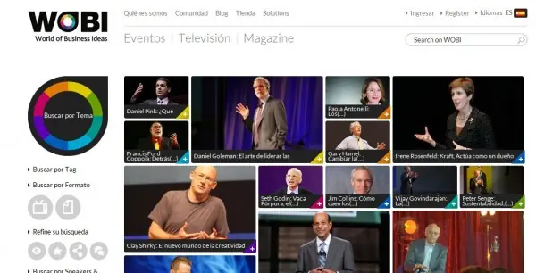 Wobi Vídeos de líderes y grandes pensadores