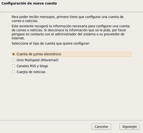 Configurar Thunderbird para hotmail