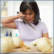 Que la cebolla no te haga llorar...