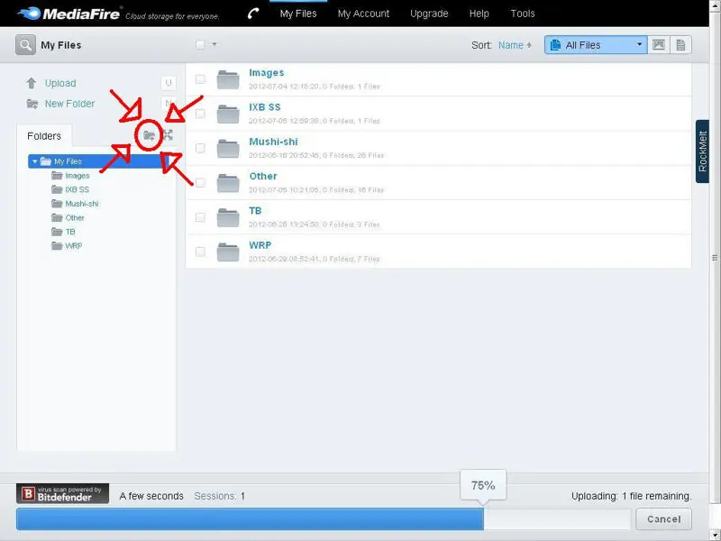 Como Respaldar Archivos en Mediafire (Con Nuevas Imágenes)