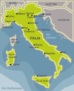 Resumen general de Geografia y más de Italia