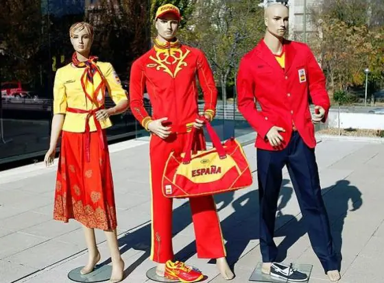 El polémico uniforme olímpico de España