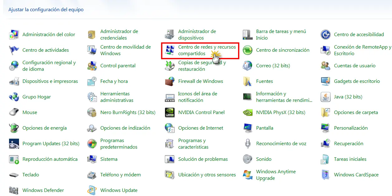Crea una red ad-hoc, repetidor wireless.