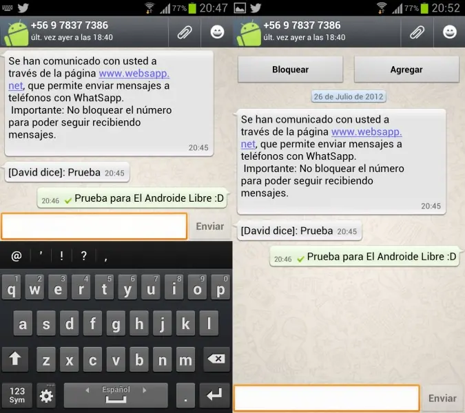 Usa WhatsApp desde tu ordenador con WebSapp
