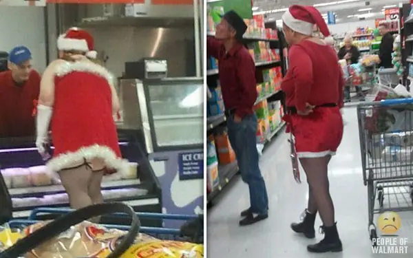Gente rara en el supermercado