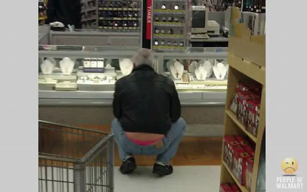 Gente rara en el supermercado