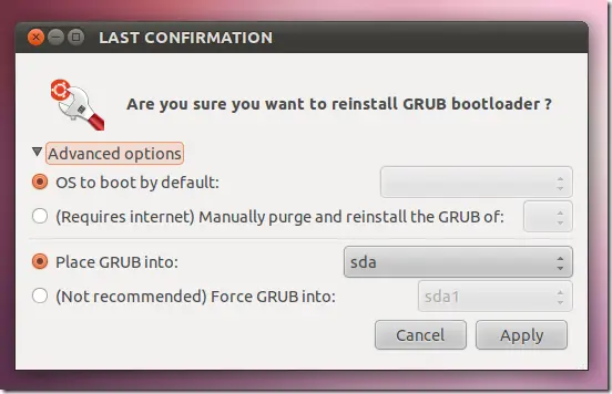 Cómo recuperar GRUB fácilmente