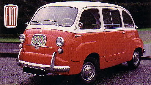 Fiat 600 multipla a q no lo conocias