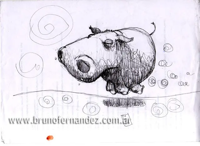 Estudio de Personajes Infantiles (Bocetos 1)