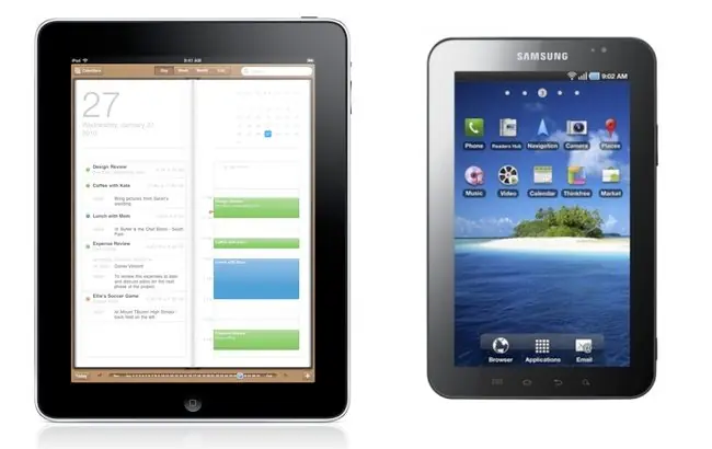 iPad o Samsung Galaxy - Para tener en cuanta al comprar