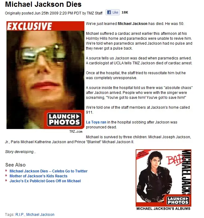 Michael Jackson sigue vivo!