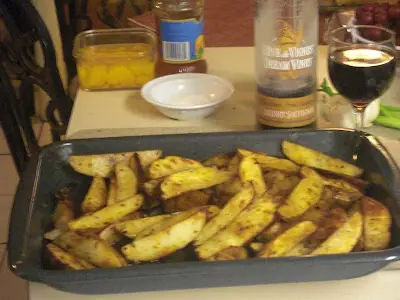 Potato Wedges...Gajos de Papa II