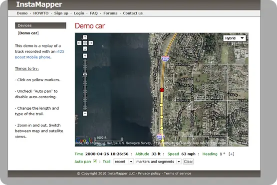 Rastrear un celular por GPS en Google Maps