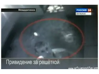 filmaron a un fantasma en una cárcel Rusa