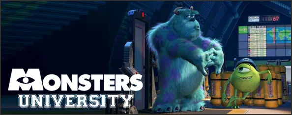 Esta es la base de historia de Monsters University