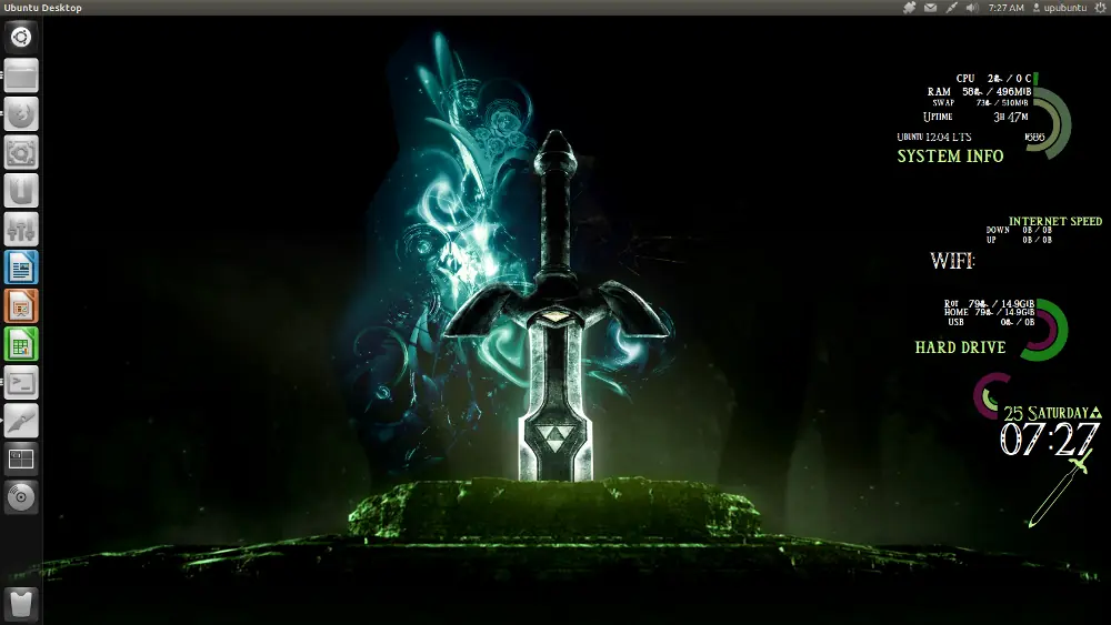 The legend of Zelda - Conky script