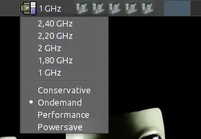 Applets: Controla la frecuencia de la CPUs