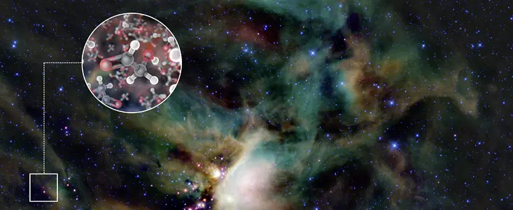 Azúcar en el espacio