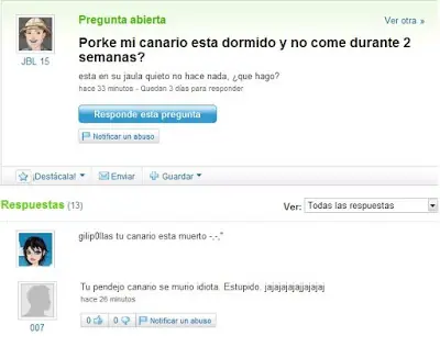 Preguntas Insolitas En Yahoo