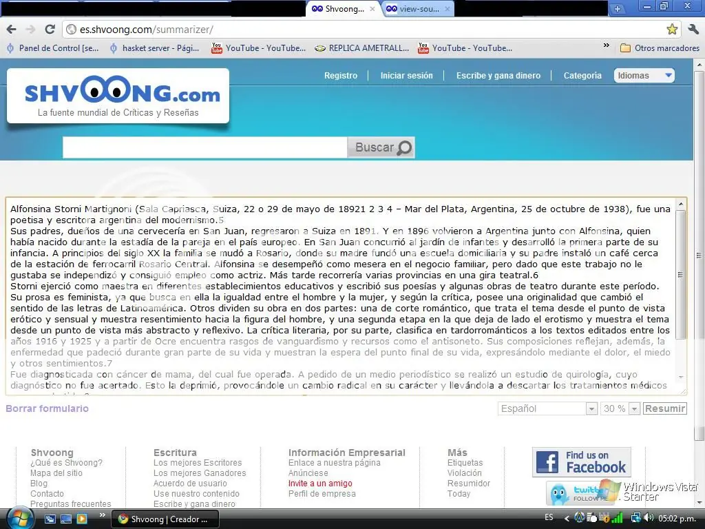 Resumidor ONLINE