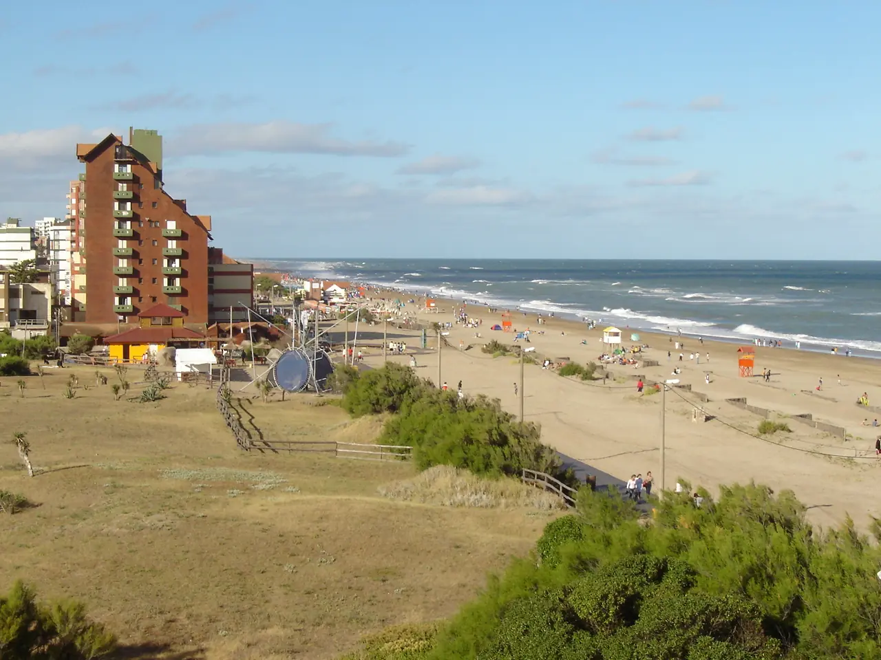 Playas, balnearios de Argentina.