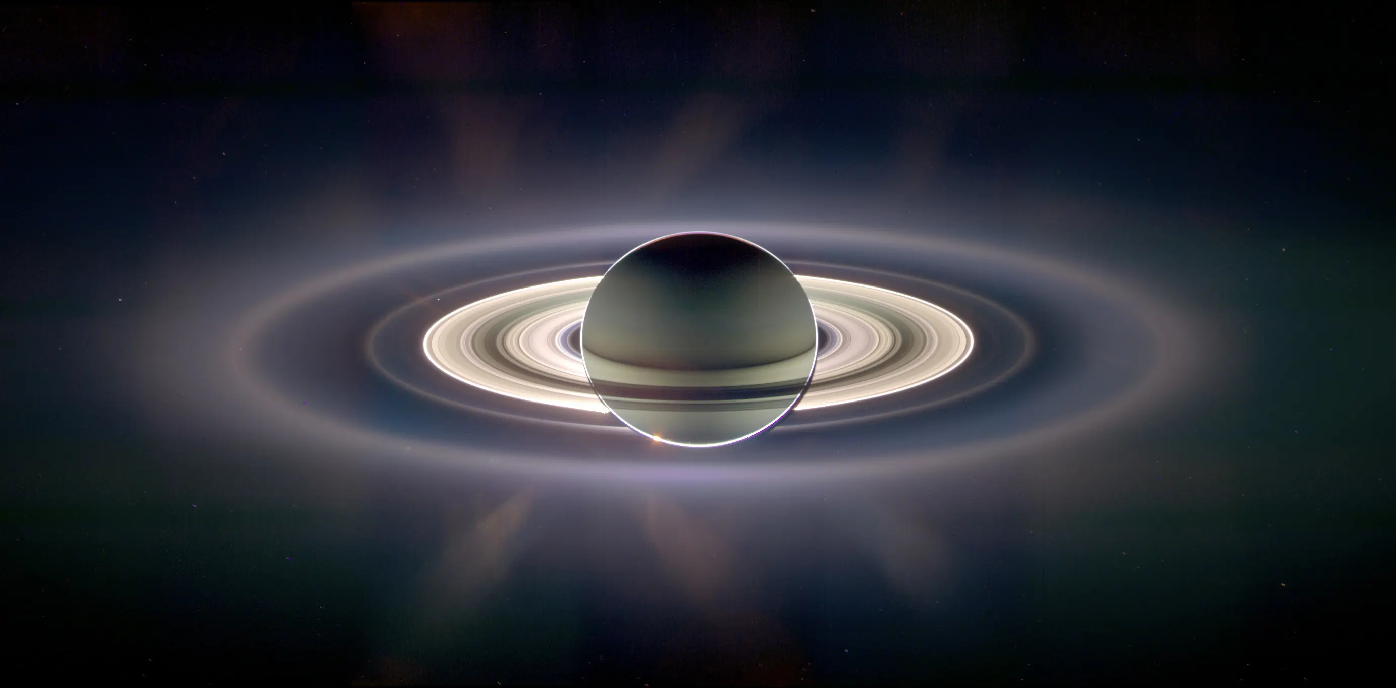 Eclipse Solar desde Saturno