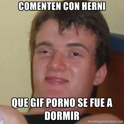 Entra y reite un poco de herni