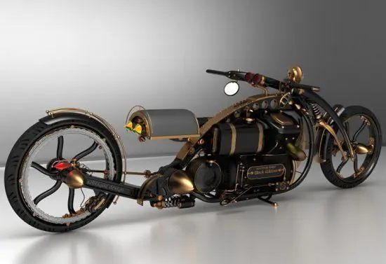motocicletas steampunk chopper