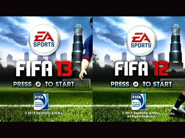 Fifa 13 es una copia de FIFA 12 en Wii